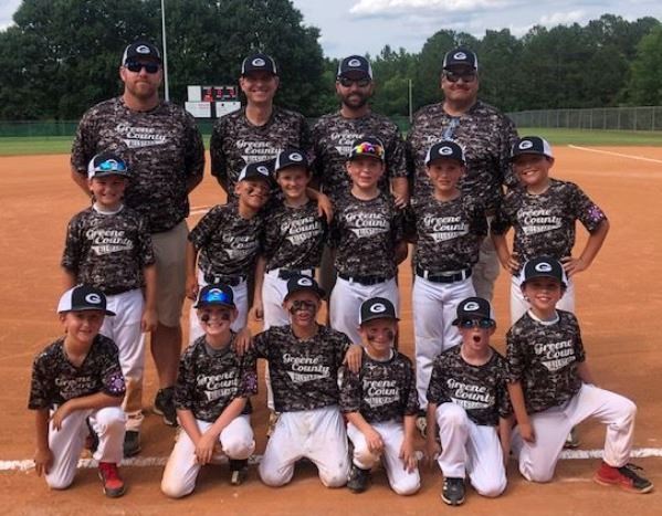 Boy's Baseball Team Group Photo on a Baseball Field